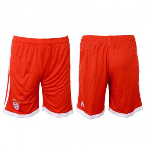 Bayern Munchen Blank Home Soccer Shorts - Click Image to Close